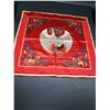 Image 5 : SET OF 3 RED CHINESE SILK PLACEMATS