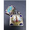 Image 3 : STERLING SILVER & ENAMELED LIGHTER