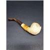 Image 1 : HAND CARVED BONE PIPE
