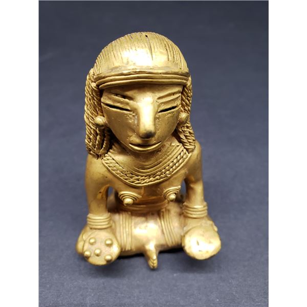 RARE COLUMBIAN TAIRONA GOLD COPPER GOD