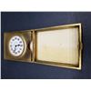 Image 2 : FRENCH BRONZE AND CARVED OUTER CASE TRAVEL CLOCK