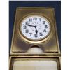 Image 3 : FRENCH BRONZE AND CARVED OUTER CASE TRAVEL CLOCK
