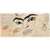 Image 2 : FRIDA KAHLO ORIGINAL DIARY SKETCH.