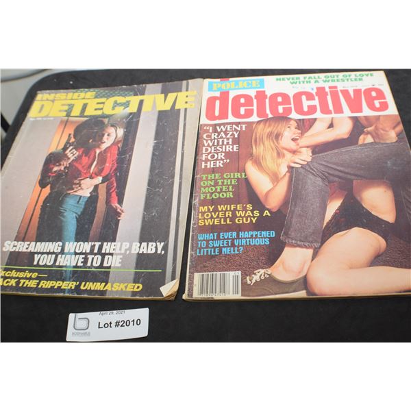 1970s DETECTIVE PULP MAGAZINES