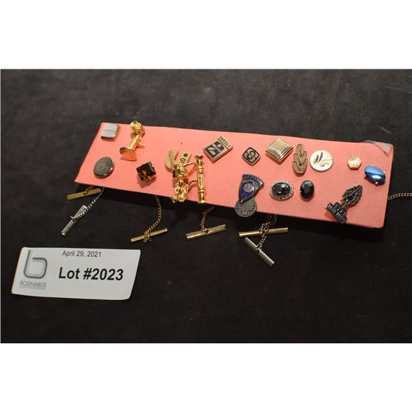 VINTAGE ADVERTISING TIECLIPS