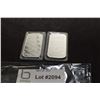 Image 1 : 2 TIMES THE MONEY 1 OZ STERLING SILVER BARS