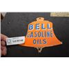 Image 1 : BELL GASOLINE   PORCELAIN SIGN