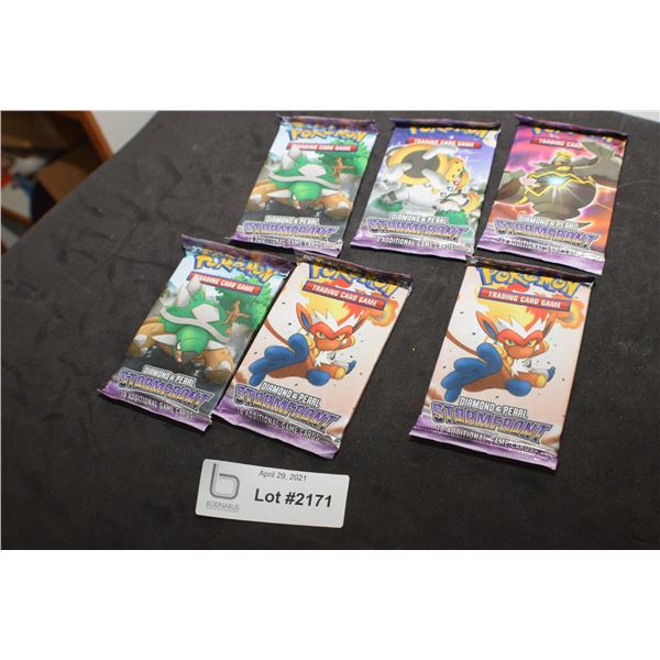 6 PACKS OF NOS POKEMON TRADING CARDS