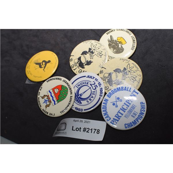 NWT PINBACK LOT NORTHWEST TERRITORIES