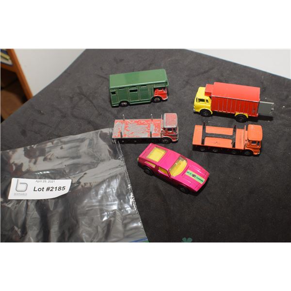 5 LESNEY 1950s 60s  MATCHBOX TOYS