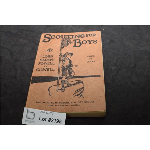 ANTIQUE SCOUTS BOOK ( GREG BARNSLEY CFQC TV )