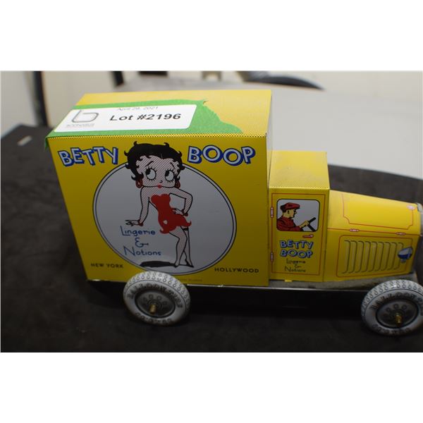 BETTY BOOP 1990 TIN TOY