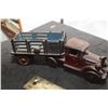 Image 2 : ANTIQUE CAST TRUCK & TRAILER TOY