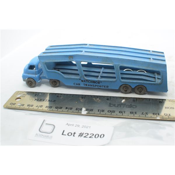 MATCHBOX TRUCK AND TRAILER TOY
