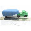 Image 1 : PLASTIC   TRUCK AND TRAILER TOY