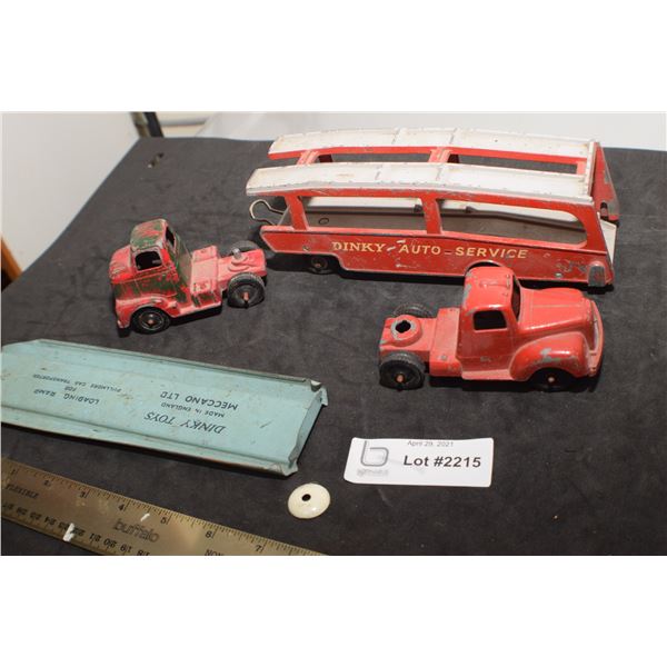 VARIOUS TOY TRUCK PARTS