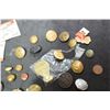 Image 3 : ANTIQUE BRASS BUTTON LOT
