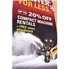 Image 2 : 8 FT LONG CAT SALES POSTER SIGN VYNIL