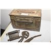 Image 1 : ANTIQUE U.S. AMMO BOX C/W TOOLS