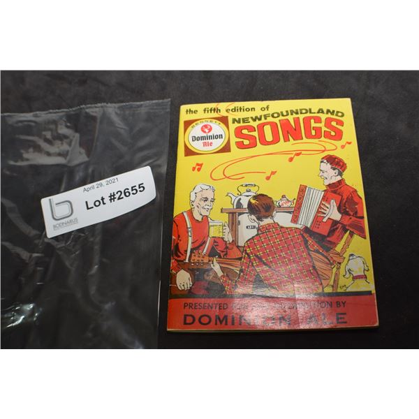 DOMINION ALE SONGS OF NEWFOUNDLAND BEER ADVERTISING