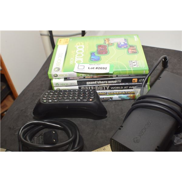 XBOX 360 GAMES ACCESSORIES