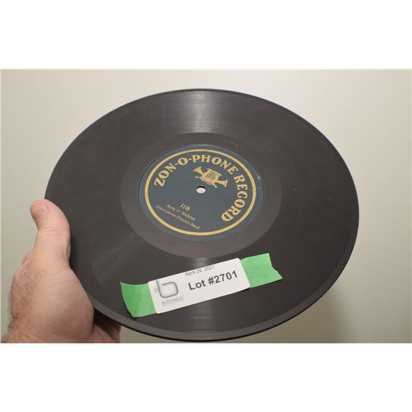 ZON-O-PHONE 1 SIDED RECORD