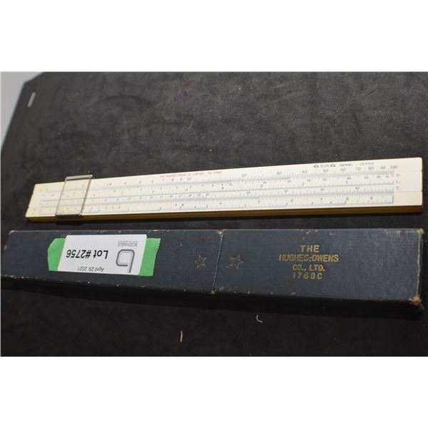 VINTAGE SURVEYORS SLIDE RULER