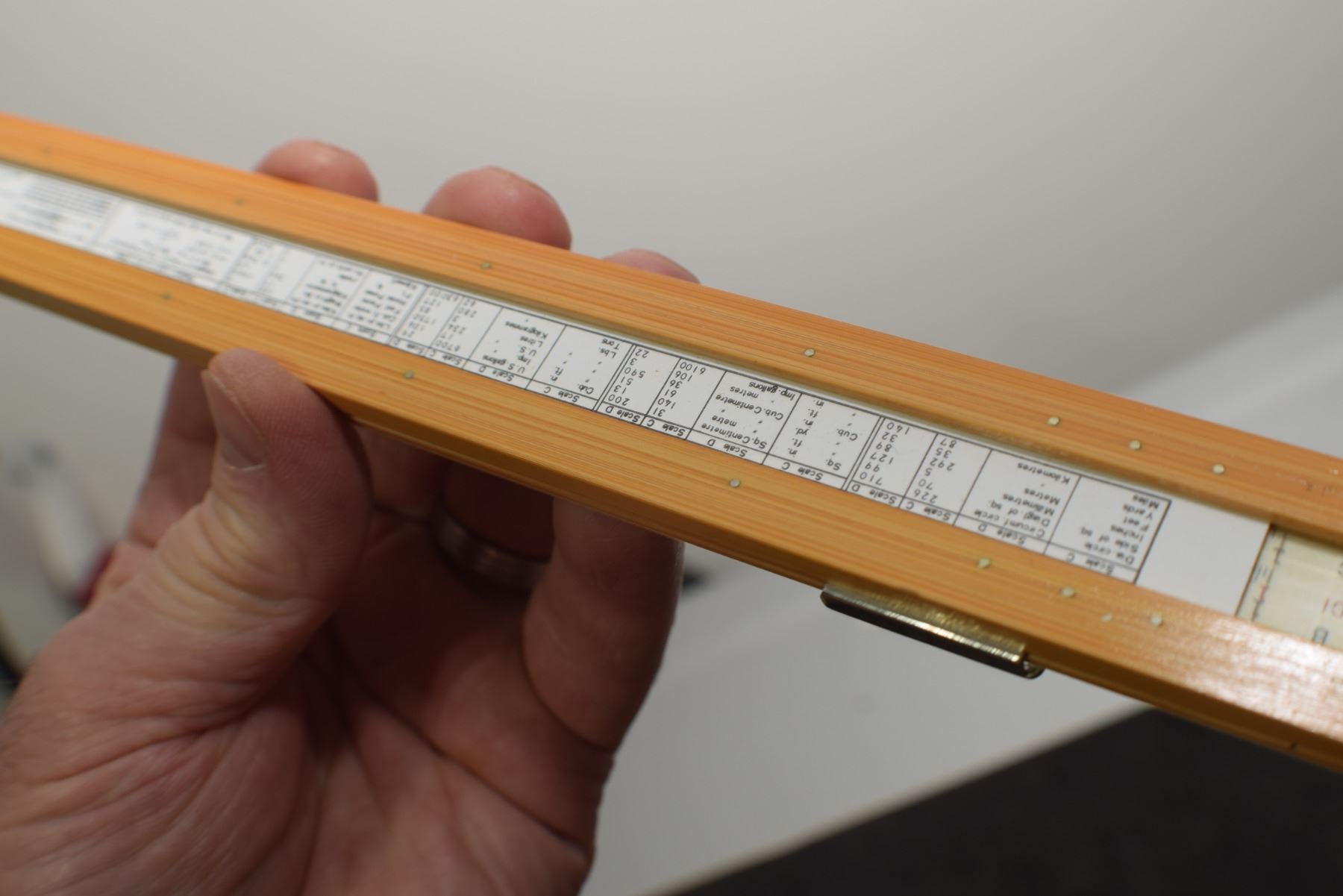 VINTAGE SURVEYORS SLIDE RULER