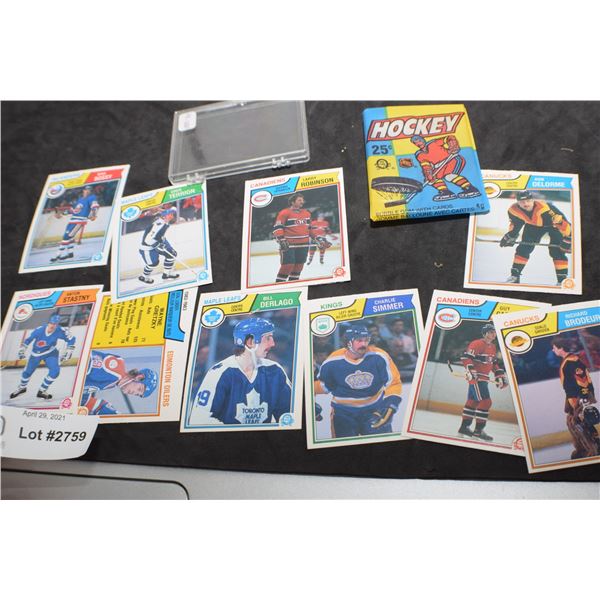 FRESHLY OPENED 1983-84 WAX PACK O-PEE-CHEE  HOCKEY GRETZKY