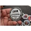 Image 2 : NOS 1997 HOCKEY METAL COINS LITHO
