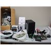 Image 1 : Logitech X-530 Sub, Humidifier, Coax Cable, Charger and Nintendo Adapter, Cords, Etc