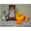 Image 1 : Genuine Porcelain Doll Plus Stuffed Animals