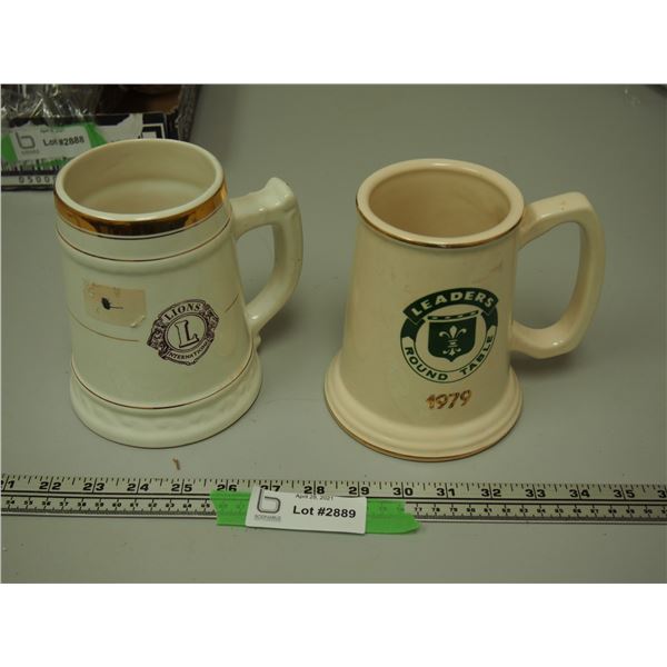 (2) Collector Mugs