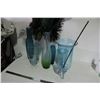 Image 1 : Blue Glass Vases