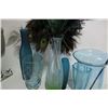 Image 3 : Blue Glass Vases