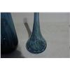 Image 2 : 2 Blue Glass Vases