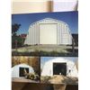 Image 1 : Future Steel Building X Style Building 30' x 40' x 18'  Solid Back Wall ,Build your own front Wall