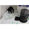 Image 1 : Party Light, Garbage Can, Flowers, Coors Light Hat and Glass