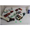 Image 1 : Large Lot of Toy Cars, Semis, Tonka Truck