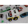 Image 2 : Large Lot of Toy Cars, Semis, Tonka Truck