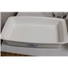 Image 4 : Corningware Casserole Dishes, Glass Pitcher and Metal Bin