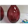 Image 2 : (2X THE MONEY) Decorative Vases 26" Tall, 10" Wide