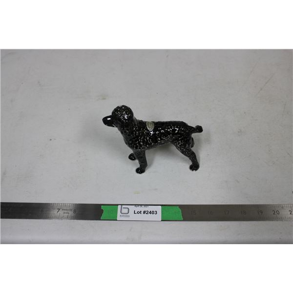 Poodle By Shafford Glass Figurine