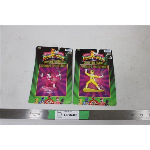 (2X THE MONEY) Power Rangers Collectible Figurines