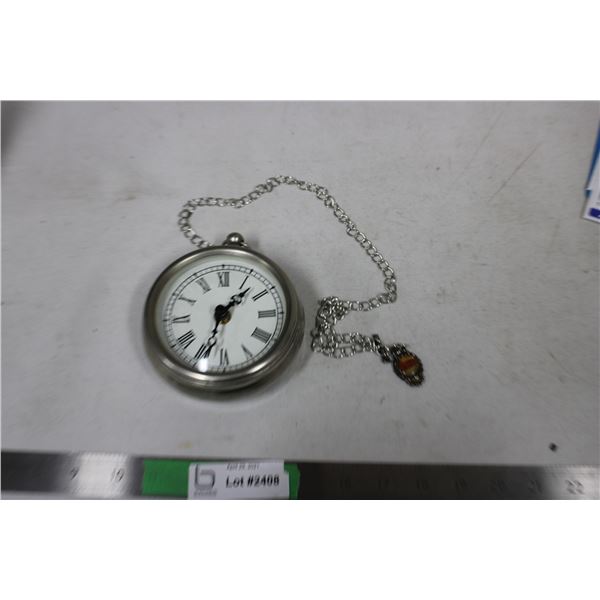 Large Clock Pocket Watch Designed