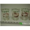 Image 2 : 5 Vintage Glass Tumblers