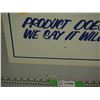 Image 2 : Cardboard Advertising Sign (22" x 32")