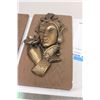 Image 2 : Statue Heads Hanging on Wooden Plaque
