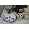 Image 2 : Glass Lot, Jars, Piggy Bank, Misc