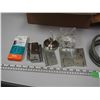 Image 3 : Fasteners, Hooks, Door Hardware, Kryptonite Bike Lock with Key, and Baby Monitor
